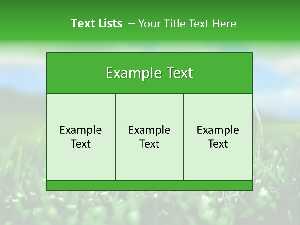 Spot Meadow Smog PowerPoint Template