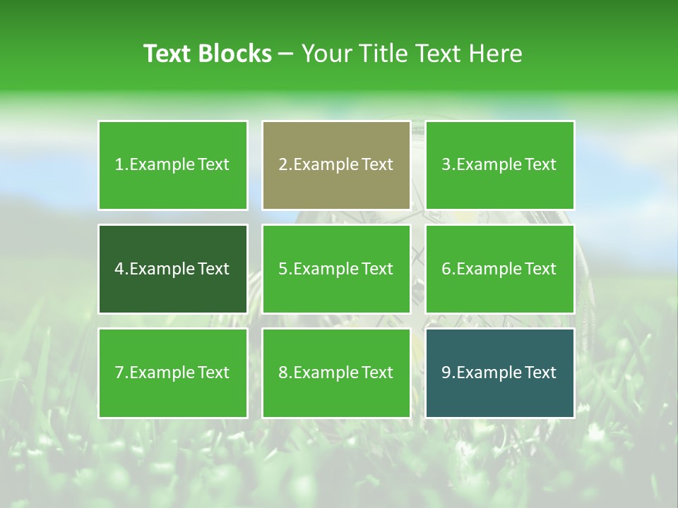 Spot Meadow Smog PowerPoint Template