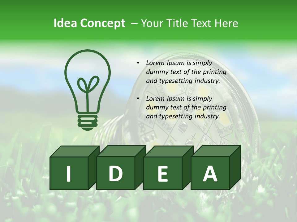 Spot Meadow Smog PowerPoint Template