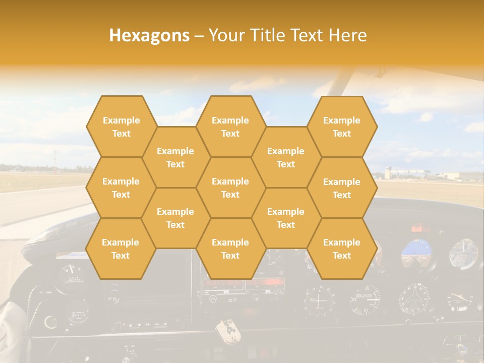 Plane Takeoff Altimeter PowerPoint Template