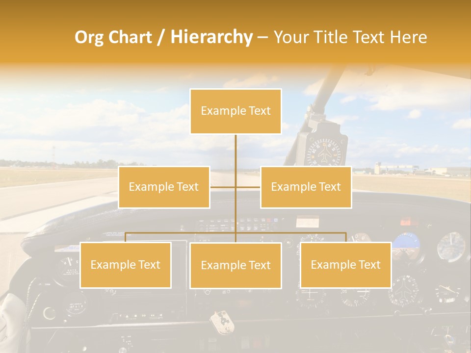 Plane Takeoff Altimeter PowerPoint Template