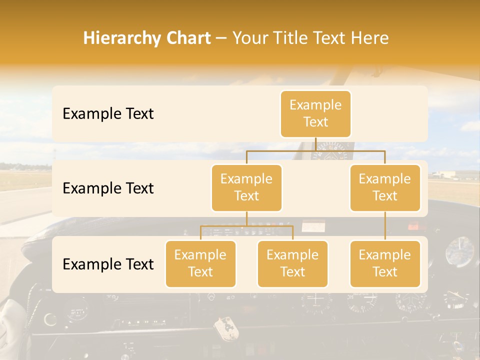 Plane Takeoff Altimeter PowerPoint Template