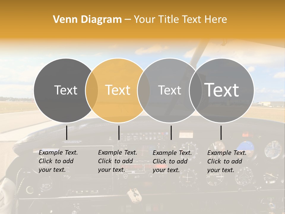 Plane Takeoff Altimeter PowerPoint Template
