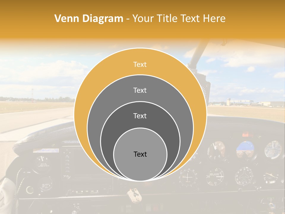 Plane Takeoff Altimeter PowerPoint Template