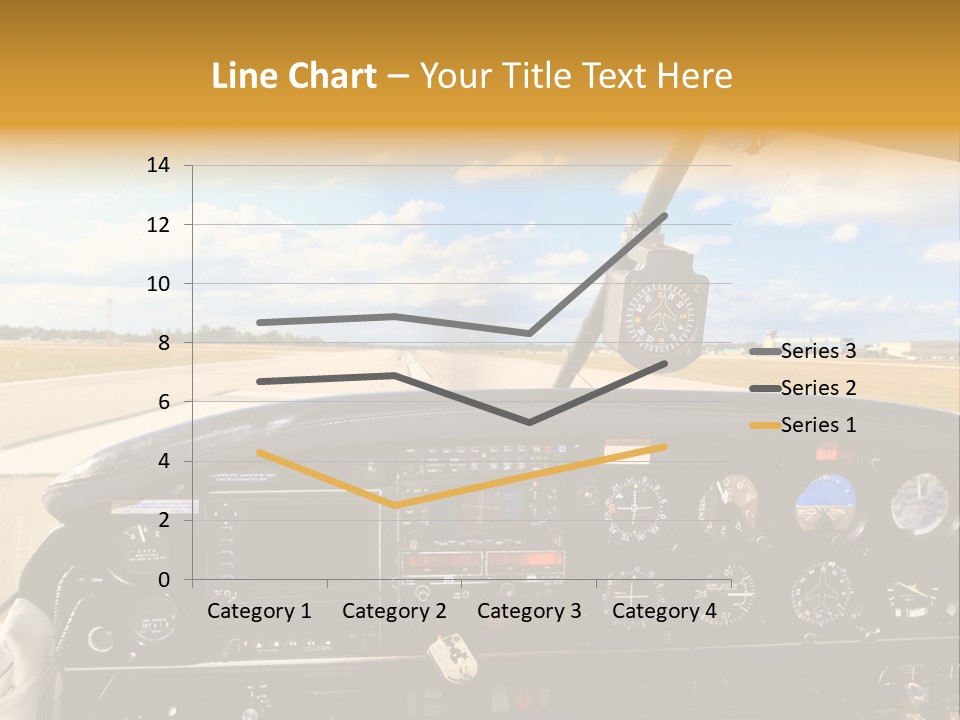 Plane Takeoff Altimeter PowerPoint Template