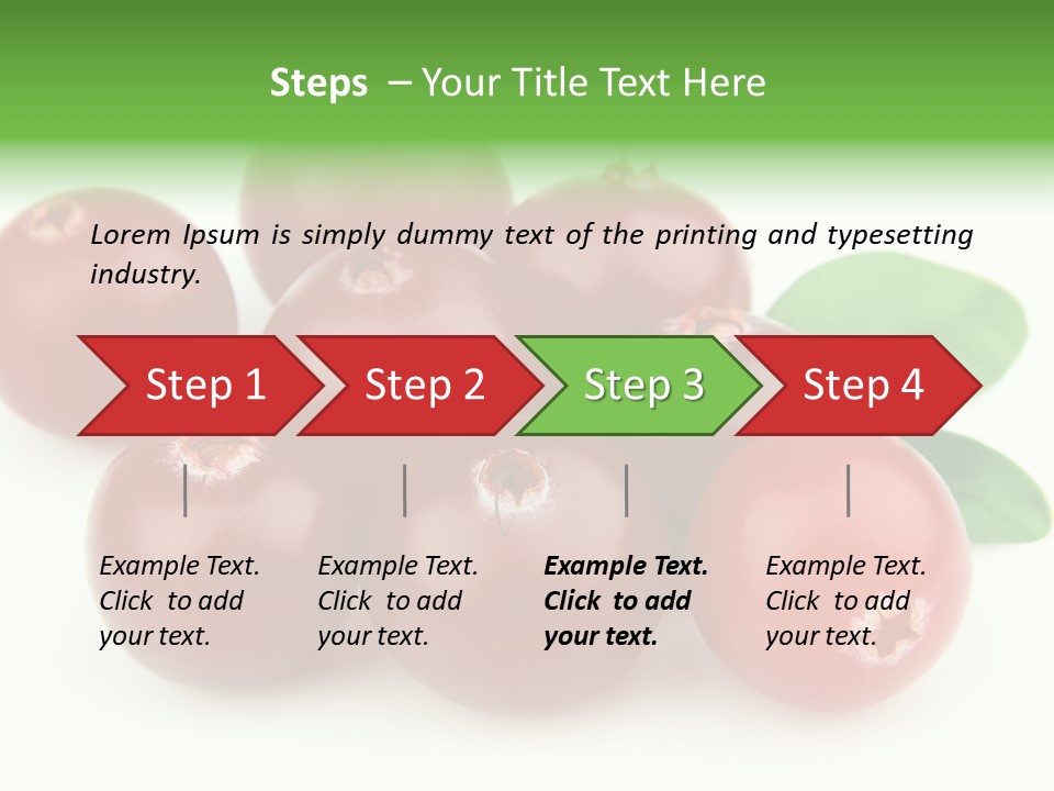 Drink Red Berry PowerPoint Template