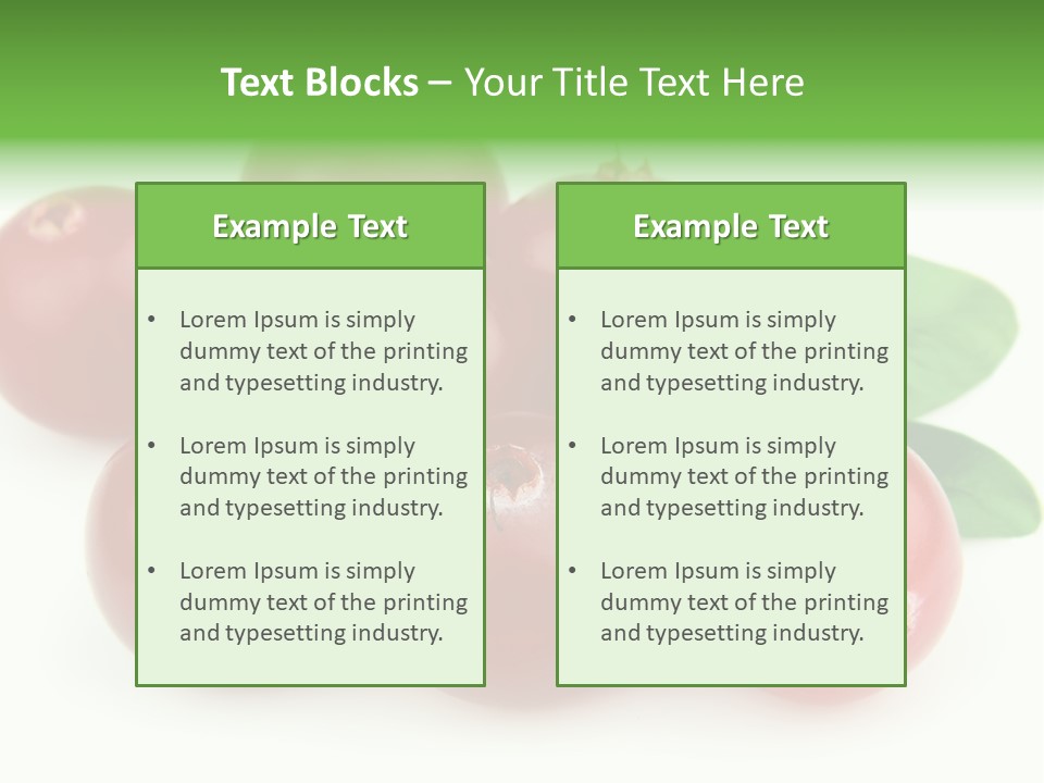 Drink Red Berry PowerPoint Template