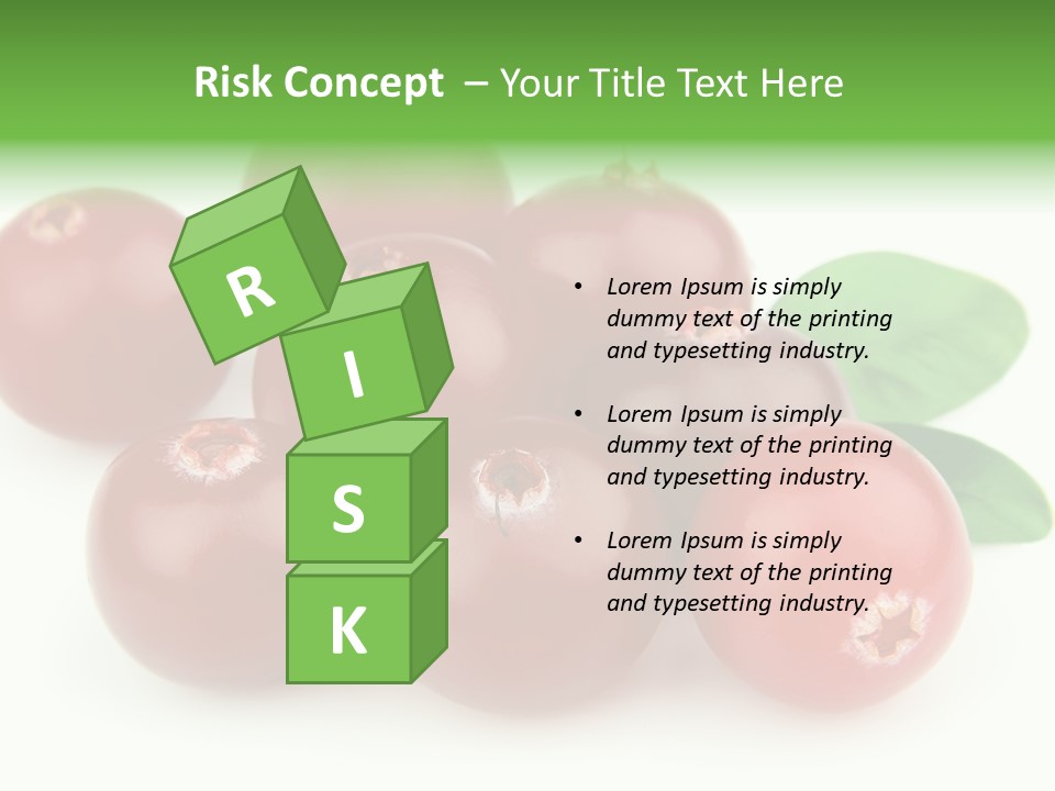 Drink Red Berry PowerPoint Template