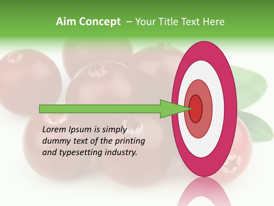 Drink Red Berry PowerPoint Template