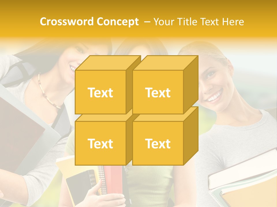 College Young Business PowerPoint Template