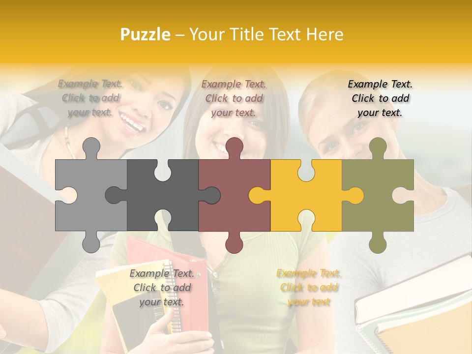 College Young Business PowerPoint Template