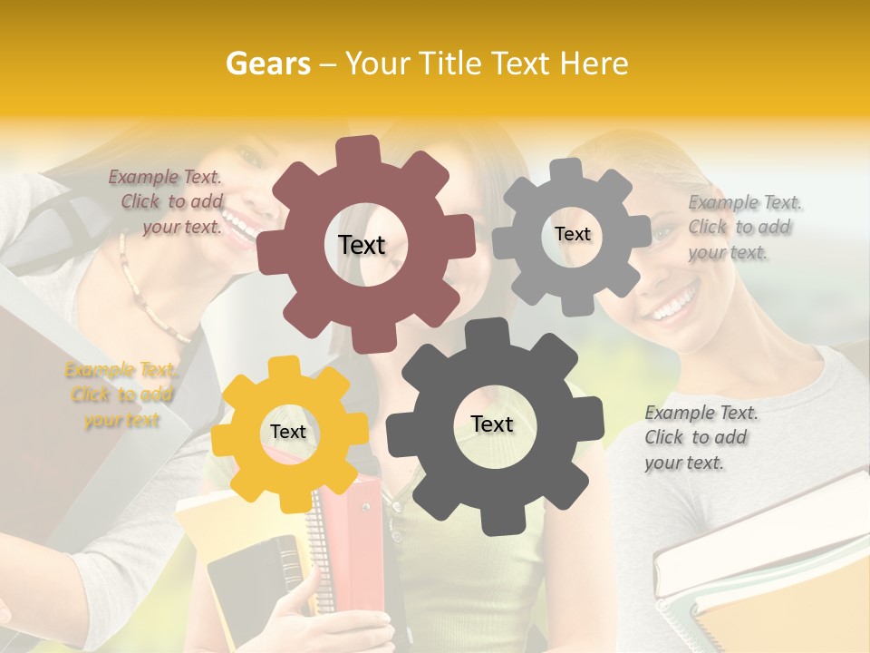 College Young Business PowerPoint Template