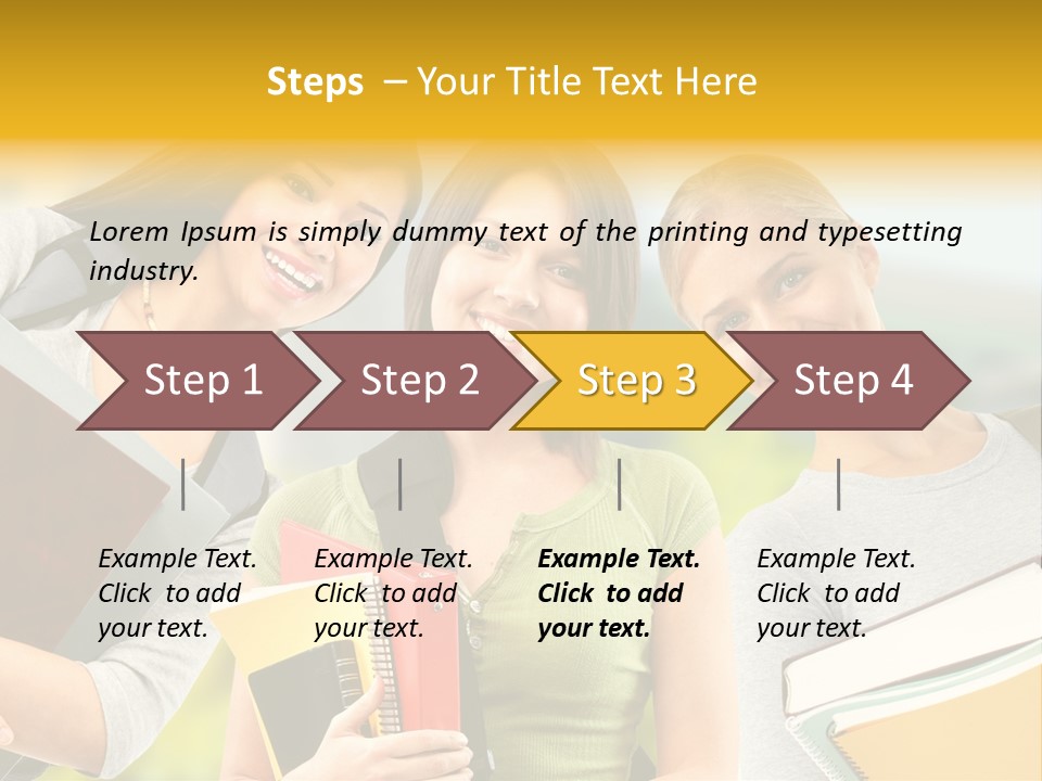 College Young Business PowerPoint Template