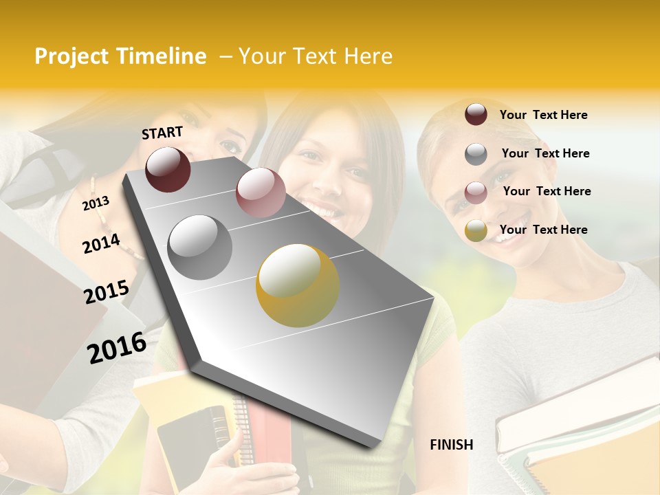 College Young Business PowerPoint Template
