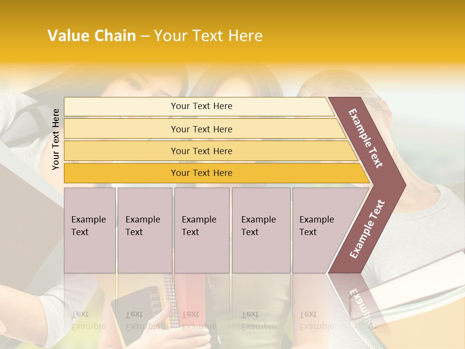 College Young Business PowerPoint Template