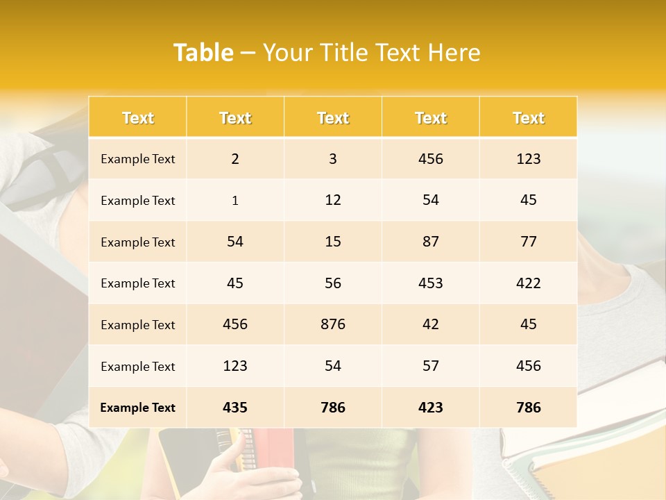 College Young Business PowerPoint Template