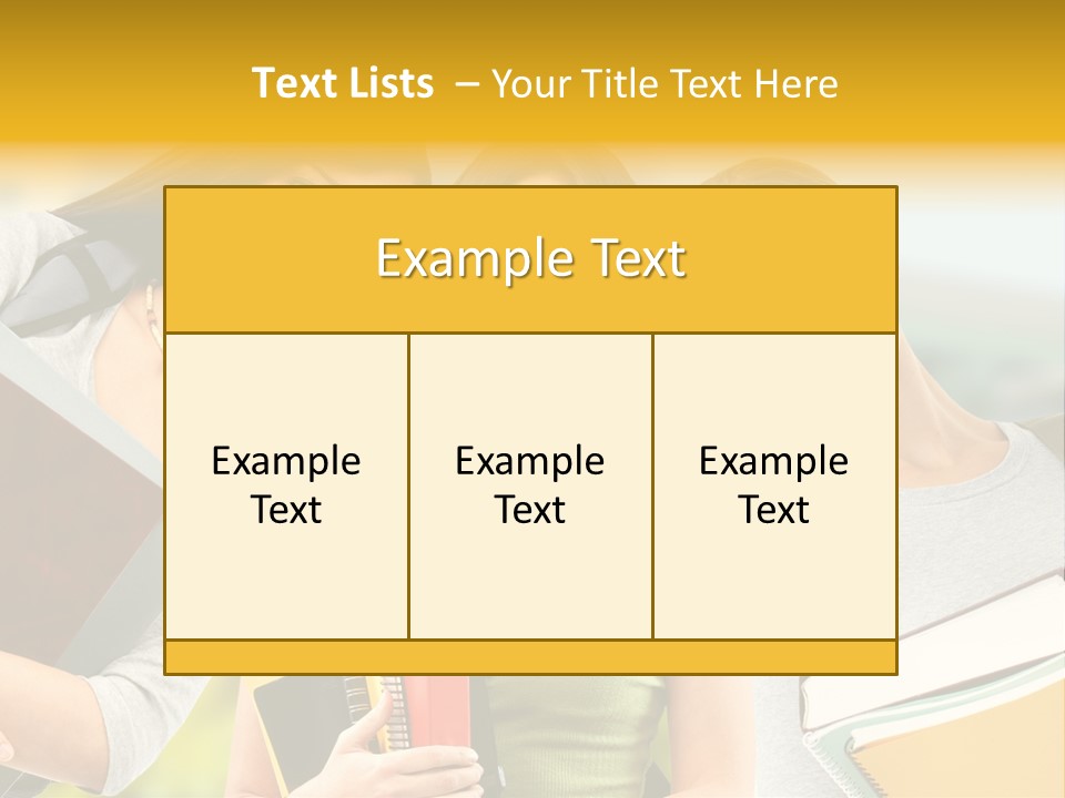 College Young Business PowerPoint Template