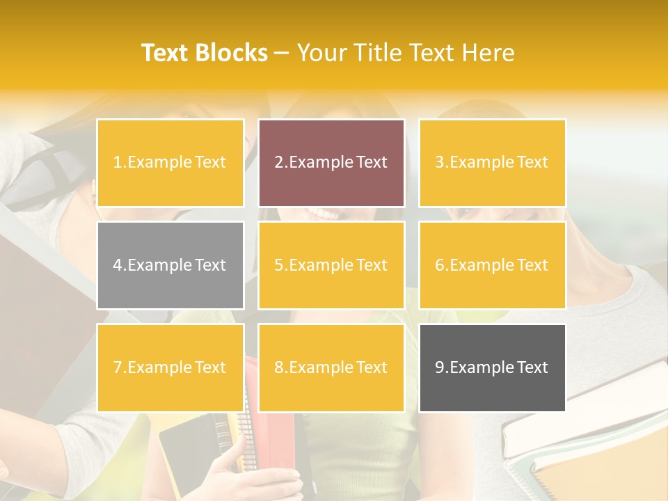 College Young Business PowerPoint Template