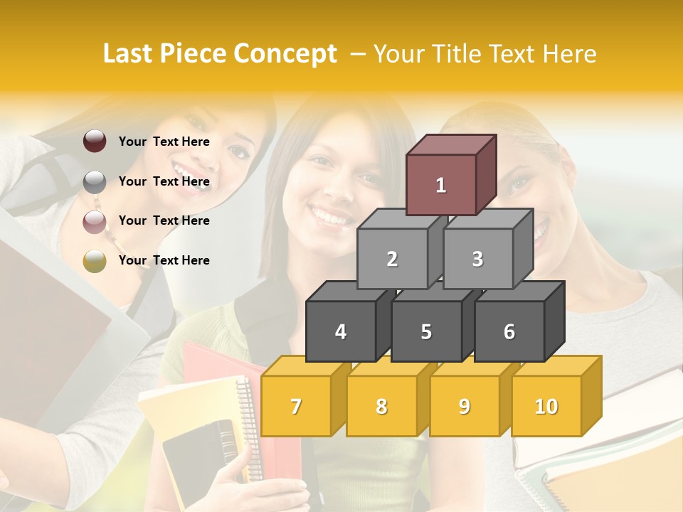 College Young Business PowerPoint Template
