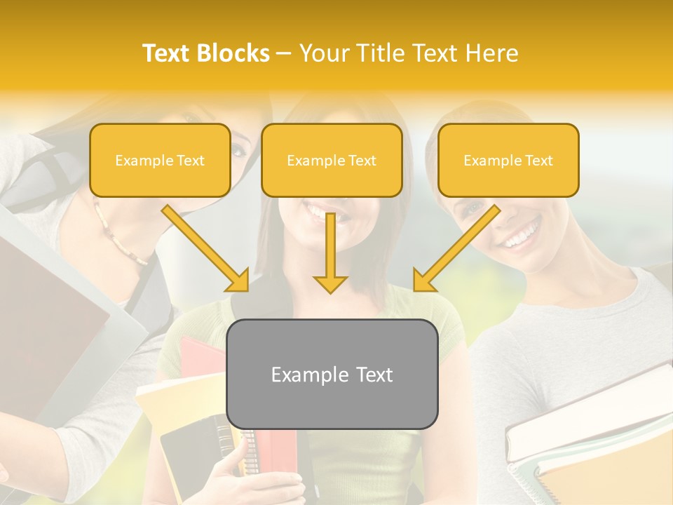 College Young Business PowerPoint Template