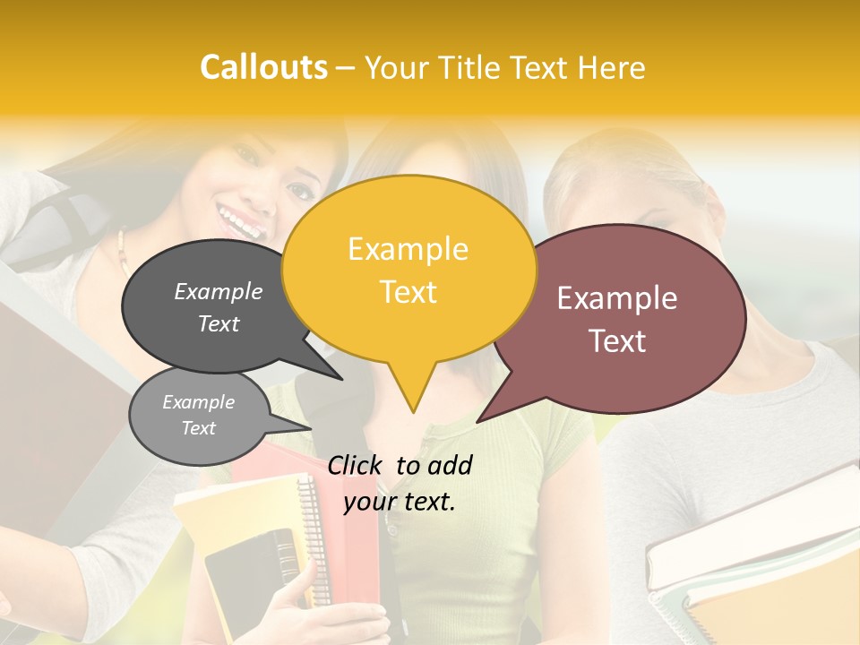 College Young Business PowerPoint Template