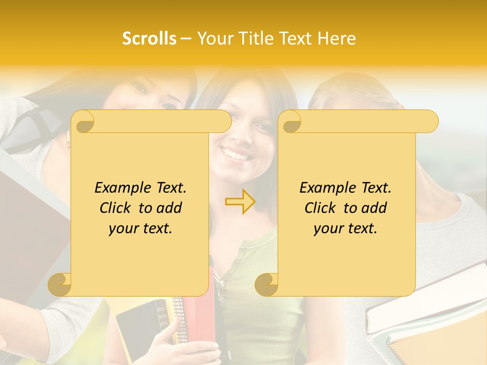 College Young Business PowerPoint Template