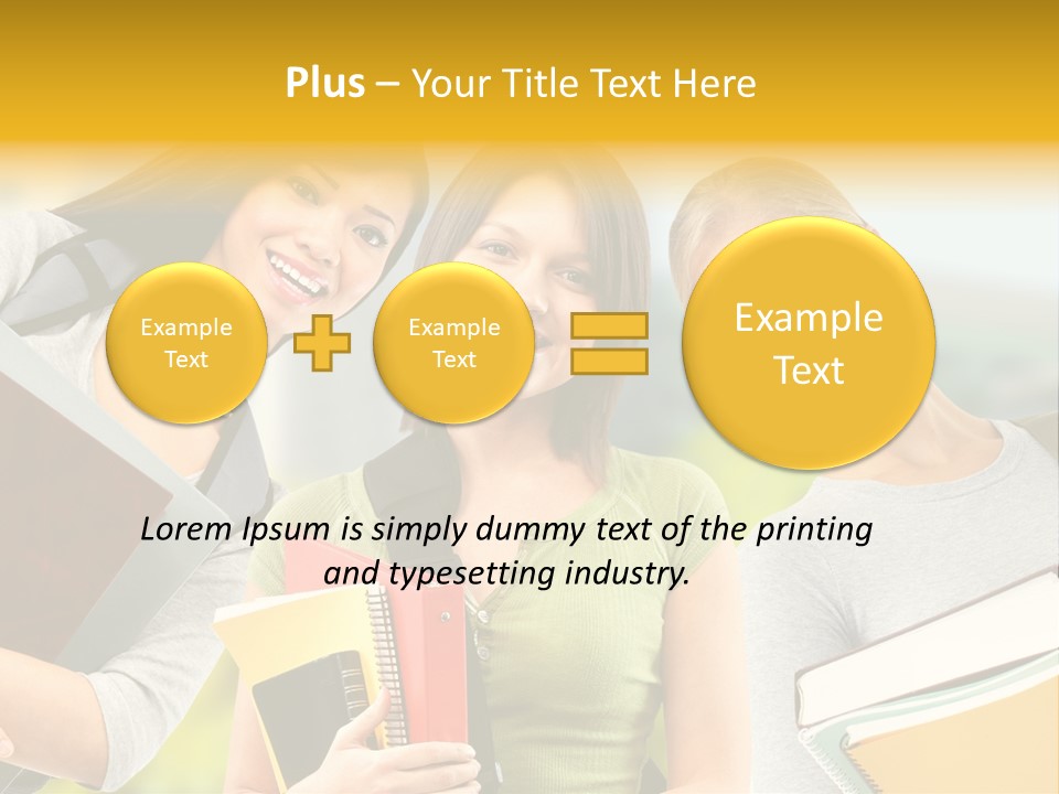 College Young Business PowerPoint Template
