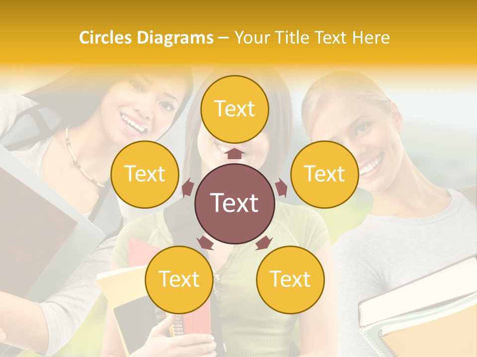 College Young Business PowerPoint Template