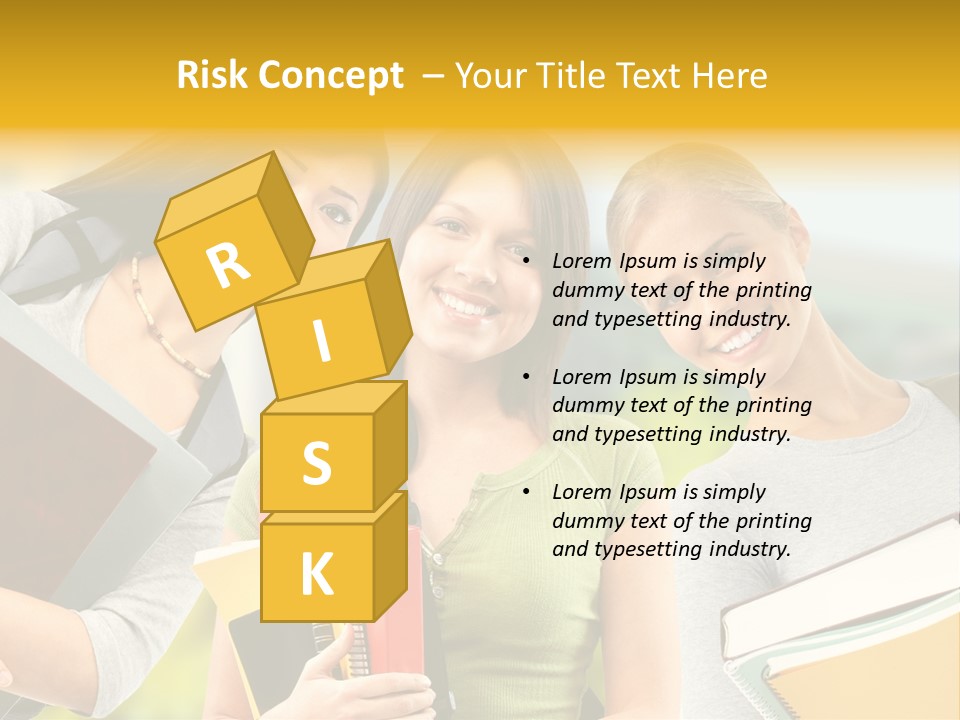 College Young Business PowerPoint Template