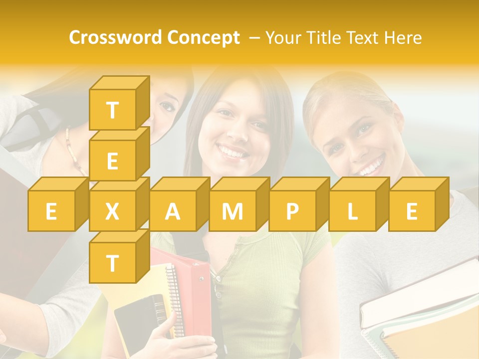 College Young Business PowerPoint Template