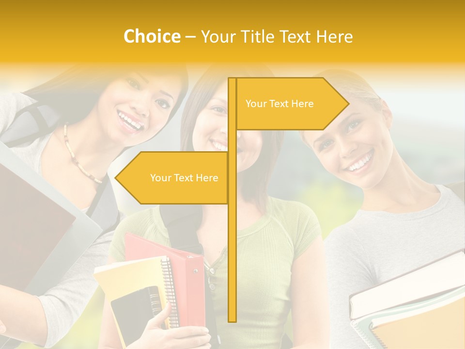 College Young Business PowerPoint Template