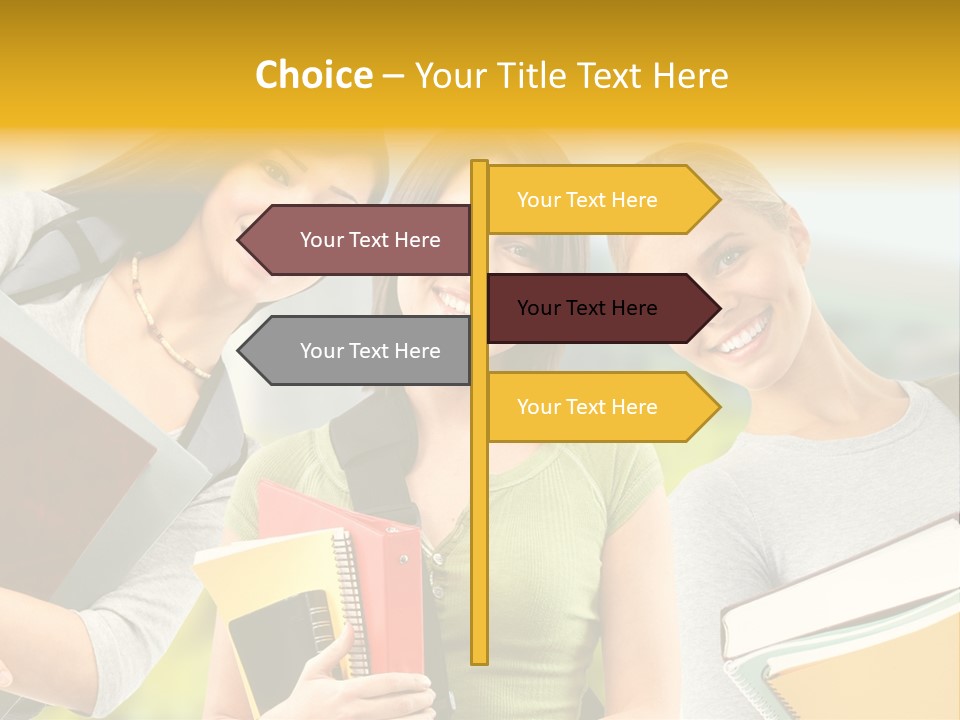 College Young Business PowerPoint Template