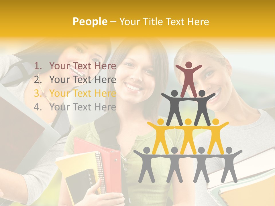 College Young Business PowerPoint Template