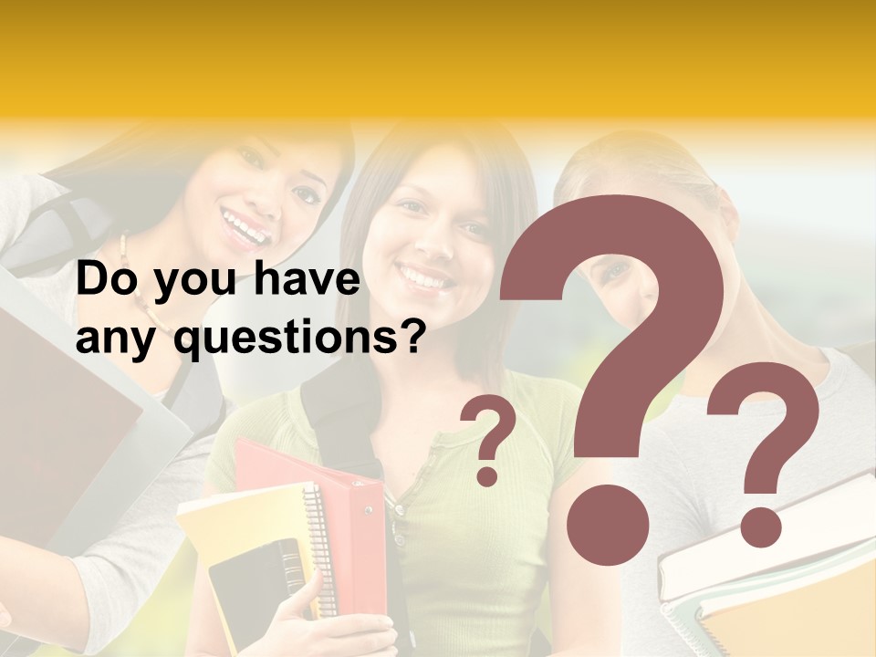 College Young Business PowerPoint Template