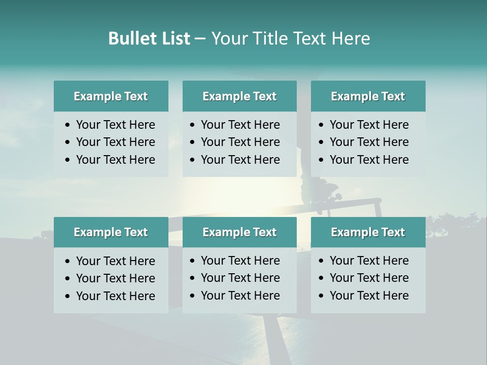 Skateboard Young Boy PowerPoint Template