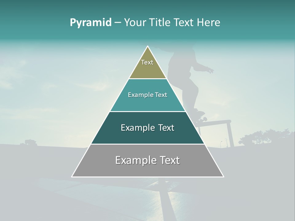 Skateboard Young Boy PowerPoint Template