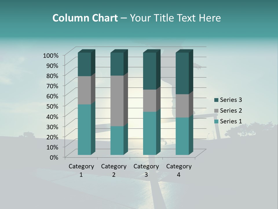 Skateboard Young Boy PowerPoint Template