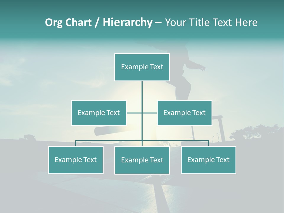 Skateboard Young Boy PowerPoint Template