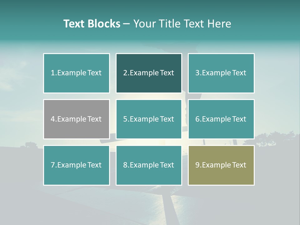 Skateboard Young Boy PowerPoint Template