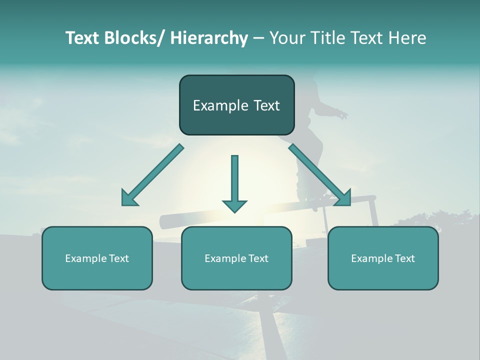 Skateboard Young Boy PowerPoint Template