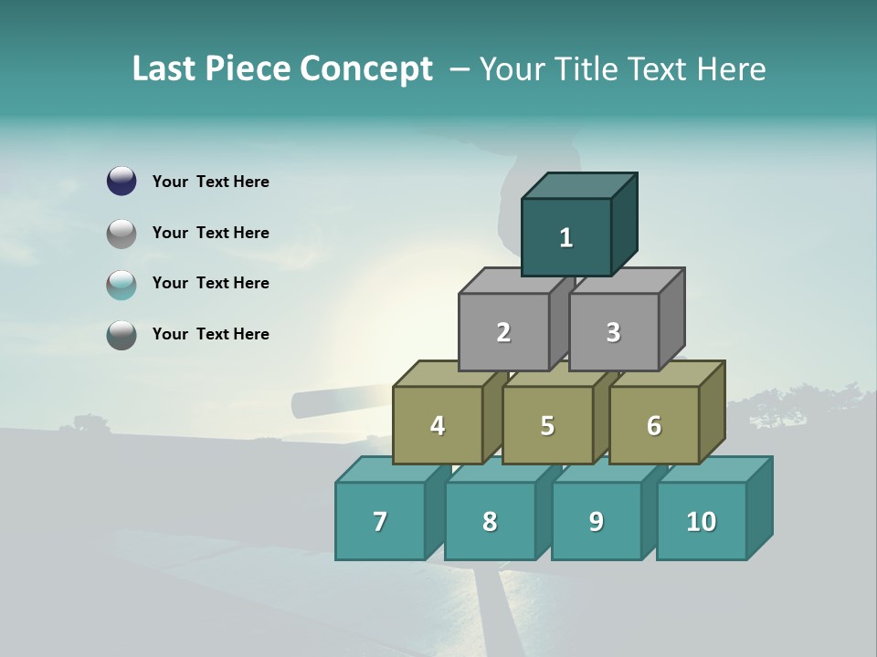 Skateboard Young Boy PowerPoint Template