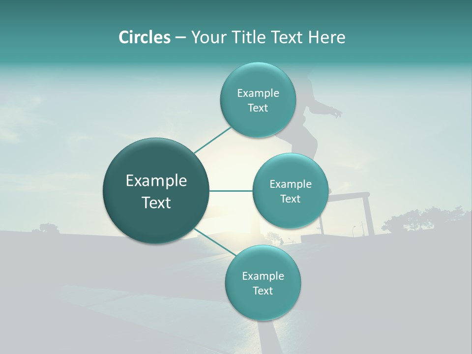 Skateboard Young Boy PowerPoint Template