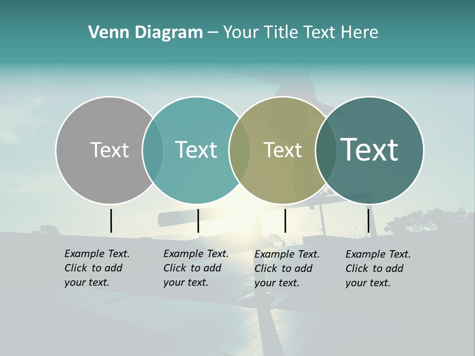 Skateboard Young Boy PowerPoint Template