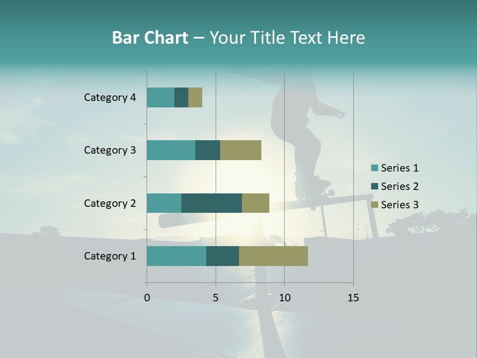 Skateboard Young Boy PowerPoint Template