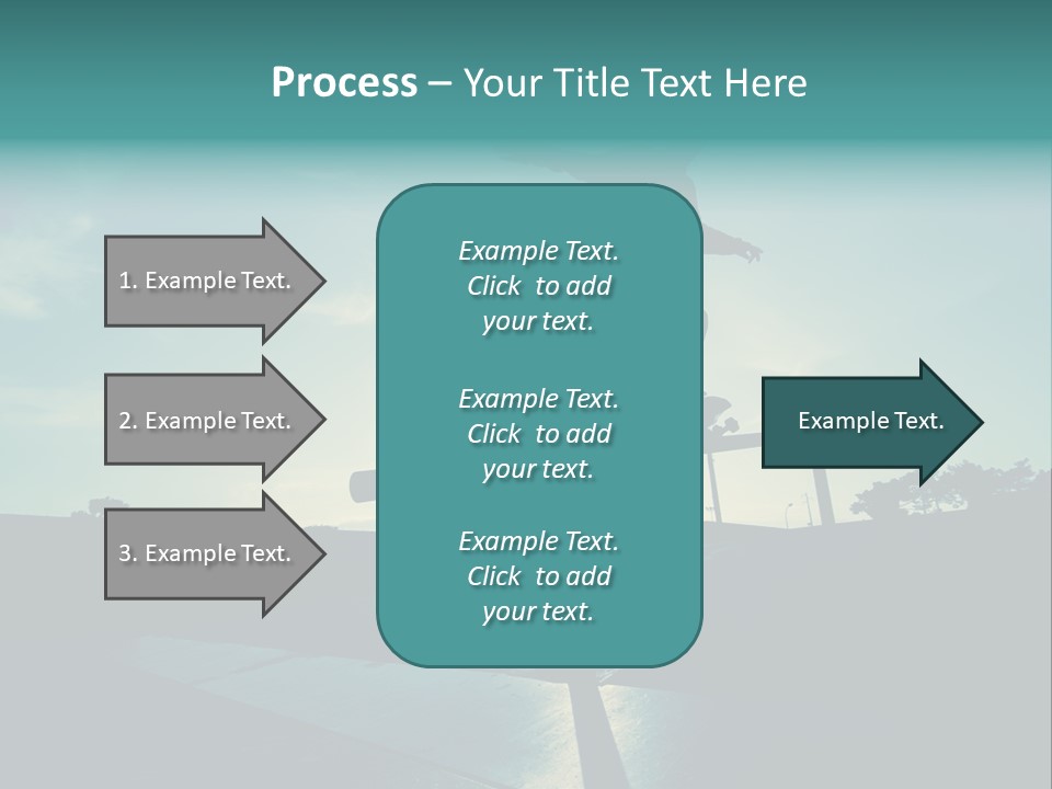 Skateboard Young Boy PowerPoint Template