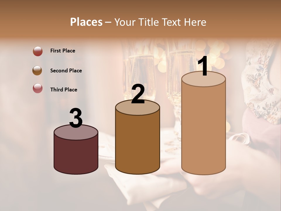 Plenty Restaurant Bottle PowerPoint Template