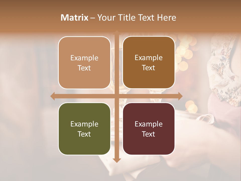 Plenty Restaurant Bottle PowerPoint Template