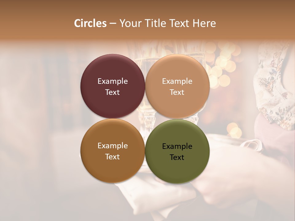 Plenty Restaurant Bottle PowerPoint Template