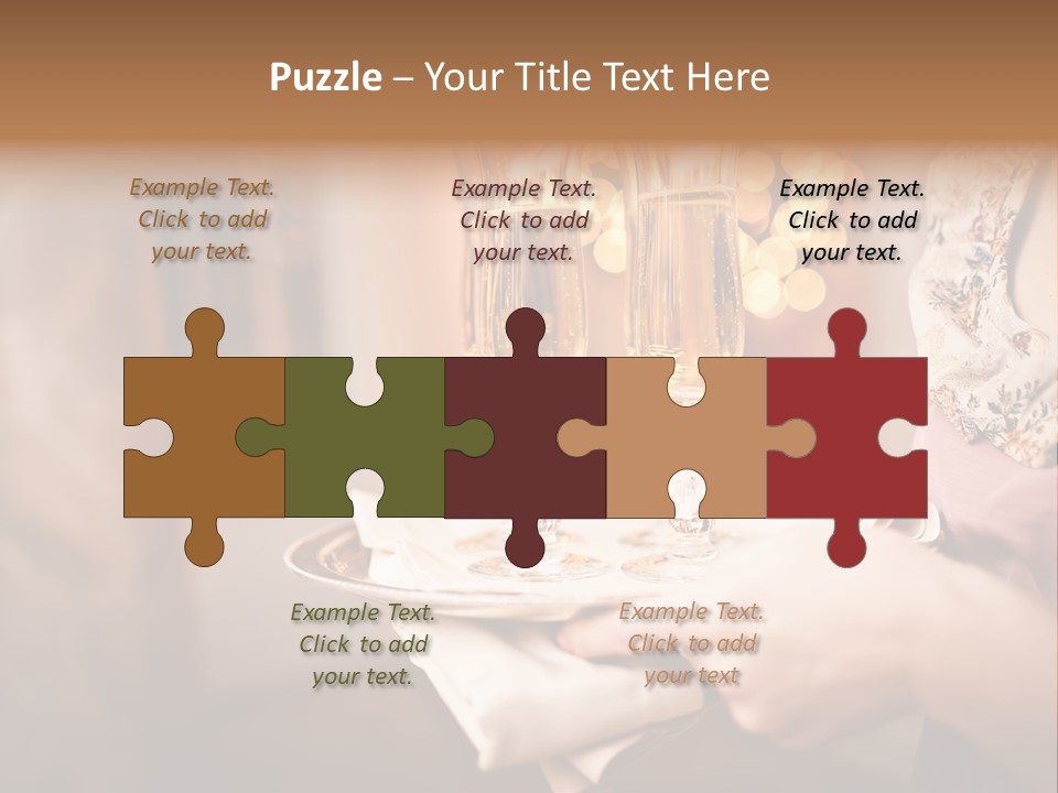 Plenty Restaurant Bottle PowerPoint Template