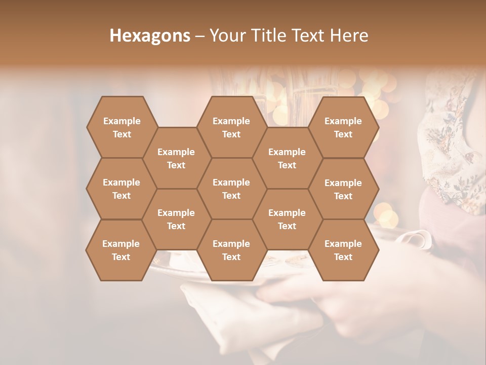 Plenty Restaurant Bottle PowerPoint Template